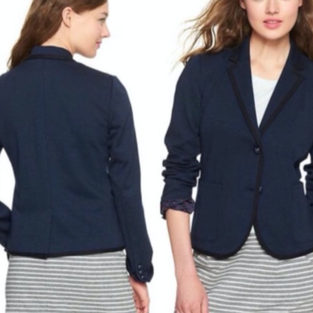 The Academy Blazer from The Gap in Navy with Black Piping